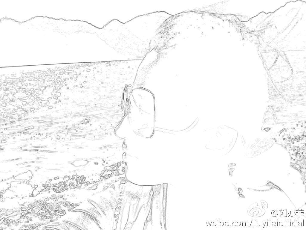 2014年茜茜微博图片（节选）。整理：LiuYifeiThaiFans