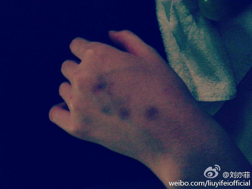 2014年茜茜微博图片（节选）。整理：LiuYifeiThaiFans